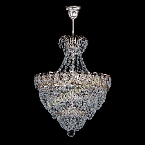 Люстра Ника Лепестки малая - 3 лампы в Подольске Гусь Хрустальный