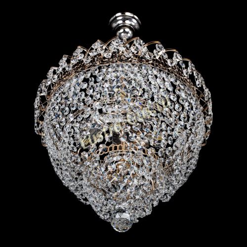 Люстра Ника Лепестки малая - 3 лампы в Подольске Гусь Хрустальный