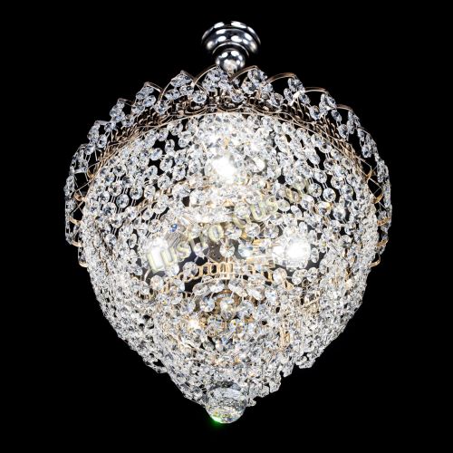 Люстра Ника Лепестки малая - 3 лампы в Подольске Гусь Хрустальный