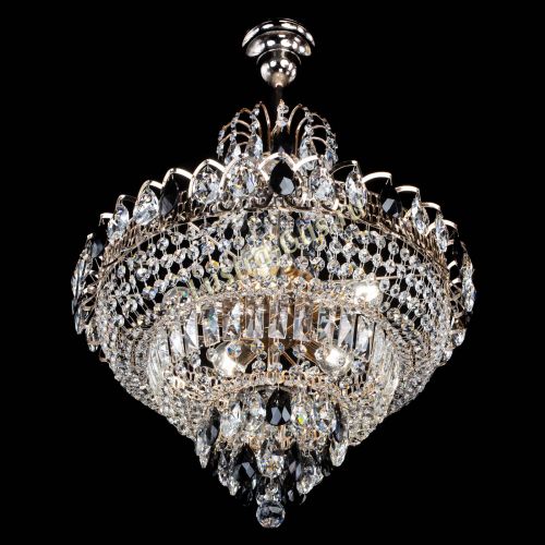 Люстра Ника подвесная Черная в Подольске Гусь Хрустальный