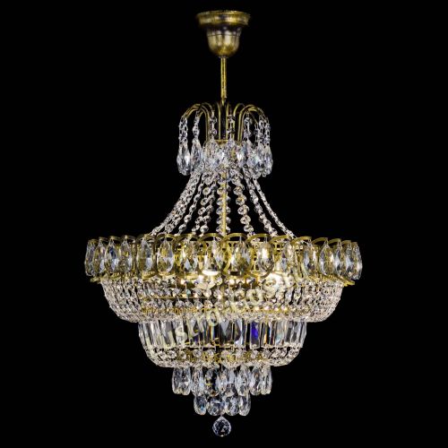 Люстра Ника №5 подвесная под бронзу в Подольске Гусь Хрустальный