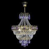 Люстра Ника подвесная Фиолетовая под бронзу в Подольске