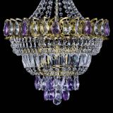 Люстра Ника подвесная Фиолетовая под бронзу в Подольске