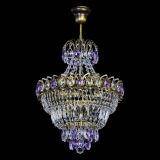 Люстра Ника подвесная Фиолетовая под бронзу в Подольске