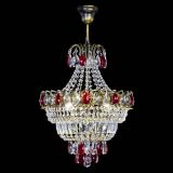 Люстра Ника подвесная Красная под бронзу в Подольске Люстра Ника подвесная Красная под бронзу в Подольске