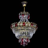 Люстра Ника подвесная Красная под бронзу в Подольске Люстра Ника подвесная Красная под бронзу в Подольске