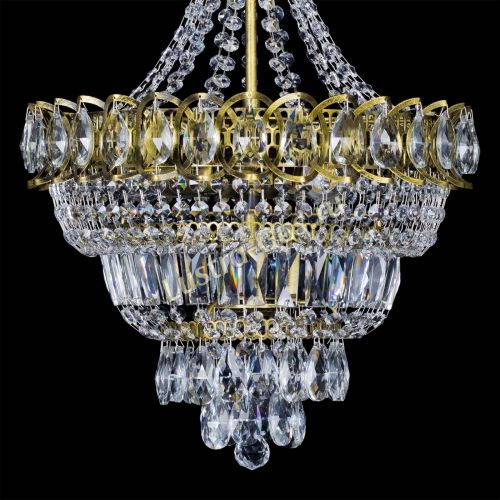 Люстра Ника подвесная под бронзу в Подольске Гусь Хрустальный