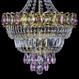 Люстра Ника подвесная Розовая под бронзу в Подольске