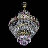 Люстра Ника подвесная Розовая под бронзу в Подольске