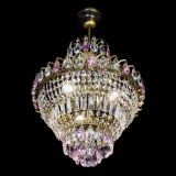 Люстра Ника подвесная Розовая под бронзу в Подольске