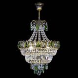 Люстра Ника подвесная Зеленая под бронзу в Подольске