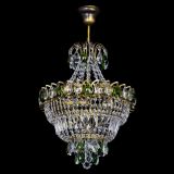 Люстра Ника подвесная Зеленая под бронзу в Подольске