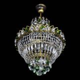 Люстра Ника подвесная Зеленая под бронзу в Подольске