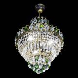 Люстра Ника подвесная Зеленая под бронзу в Подольске