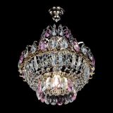 Люстра Ника 1 лампа розовая в Подольске