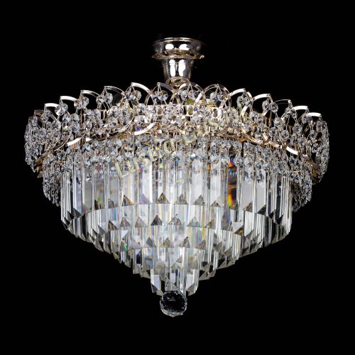 Люстра Октава Элегант с подвесом в Подольске Гусь Хрустальный