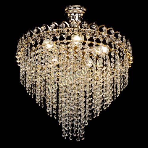 Люстра Октава конус с подвесом в Подольске Гусь Хрустальный