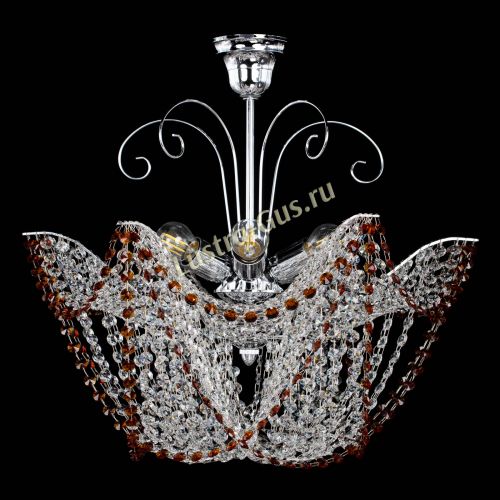 Люстра Орхидея №3 чайная в Подольске Гусь Хрустальный