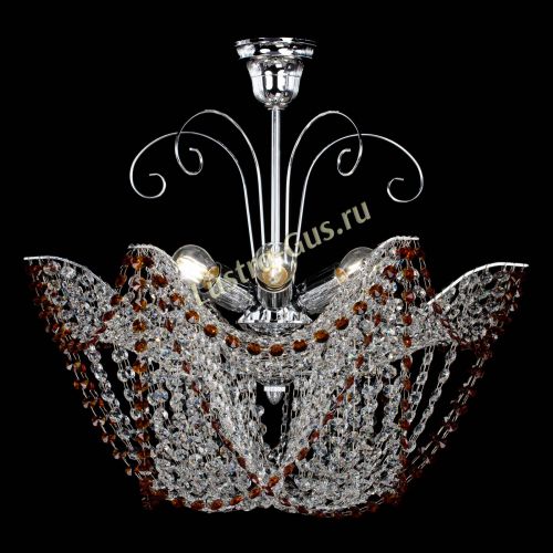 Люстра Орхидея №3 чайная в Подольске Гусь Хрустальный