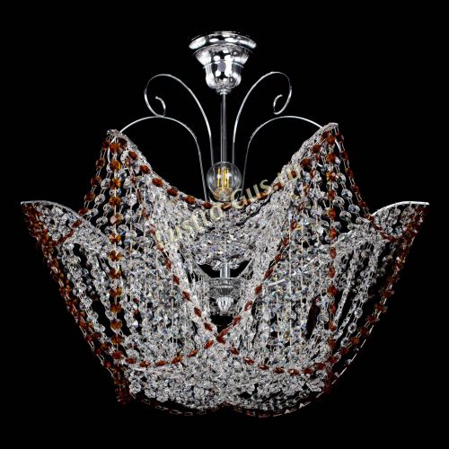 Люстра Орхидея №3 чайная в Подольске Гусь Хрустальный