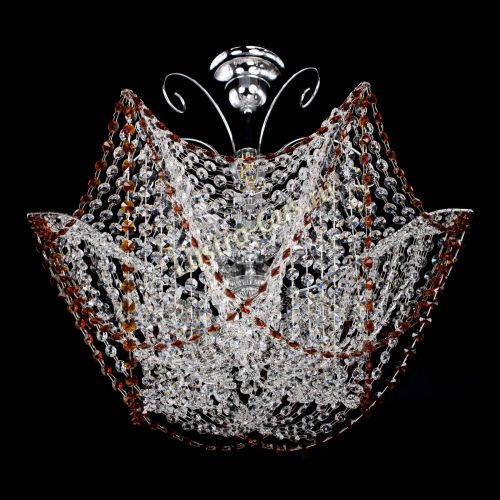 Люстра Орхидея №3 чайная в Подольске Гусь Хрустальный