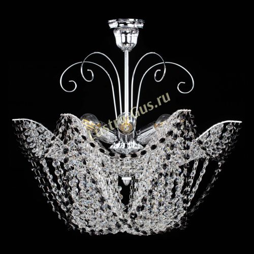 Люстра Орхидея №3 черная в Подольске Гусь Хрустальный
