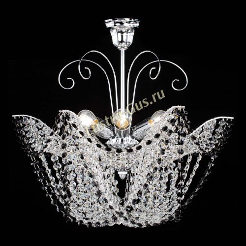 Люстра Орхидея №3 черная в Подольске Гусь Хрустальный