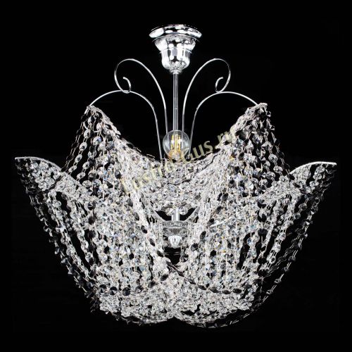 Люстра Орхидея №3 черная в Подольске Гусь Хрустальный