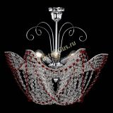 Люстра Орхидея №3 красная в Подольске