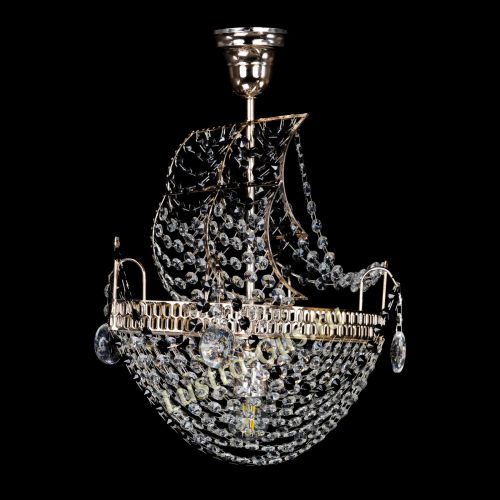 Люстра Парусник №1 черный в Подольске Гусь Хрустальный