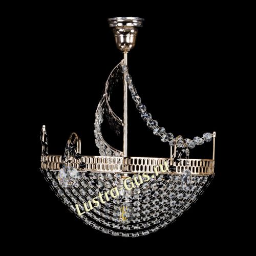 Люстра Парусник №1 черный в Подольске Гусь Хрустальный