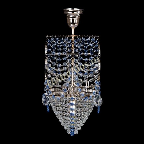 Люстра Парусник №1 синий в Подольске Гусь Хрустальный