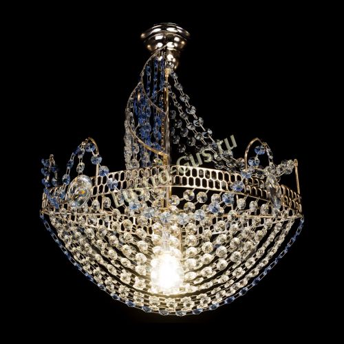 Люстра Парусник №1 синий в Подольске Гусь Хрустальный