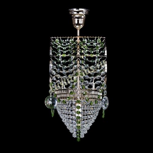 Люстра Парусник №1 зеленый в Подольске Гусь Хрустальный