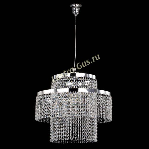 Люстра Сигма №3 3-х ярусная в Подольске Гусь Хрустальный