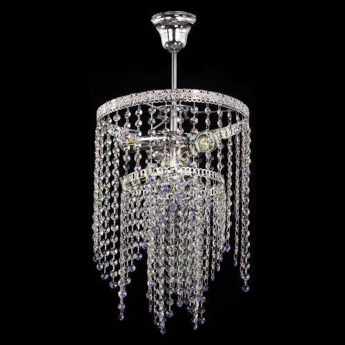 Люстра Токката Капель №3 фиолетовая в Подольске Гусь Хрустальный