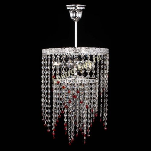Люстра Токката Капель №3 красная в Подольске Гусь Хрустальный