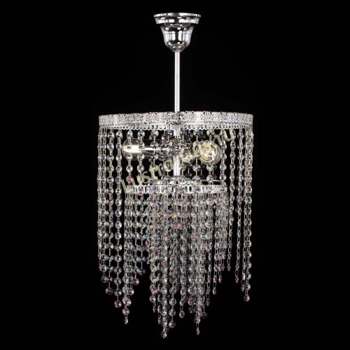 Люстра Токката Капель №3 розовая в Подольске Гусь Хрустальный