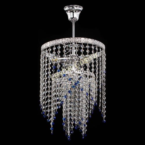 Люстра Токката Капель №3 синяя в Подольске Гусь Хрустальный