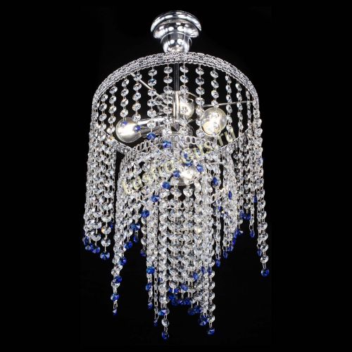 Люстра Токката Капель №3 синяя в Подольске Гусь Хрустальный