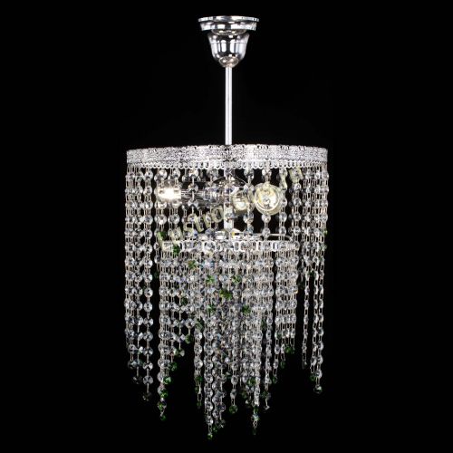Люстра Токката Капель №3 зеленая в Подольске Гусь Хрустальный