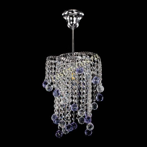 Люстра Вектор №4 фиолетовая в Подольске Гусь Хрустальный