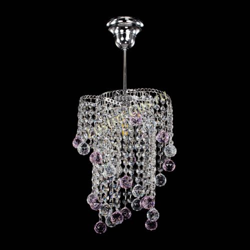 Люстра Вектор №4 розовая в Подольске Гусь Хрустальный