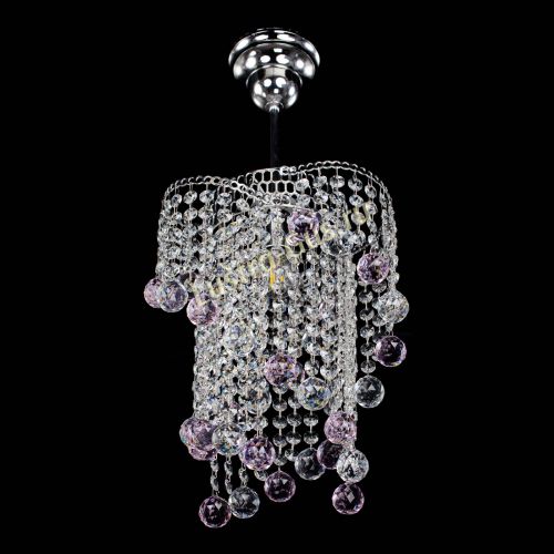 Люстра Вектор №4 розовая в Подольске Гусь Хрустальный