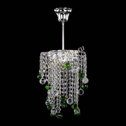 Люстра Вектор №4 зеленая в Подольске Гусь Хрустальный