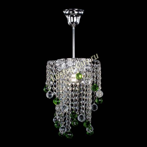 Люстра Вектор №4 зеленая в Подольске Гусь Хрустальный