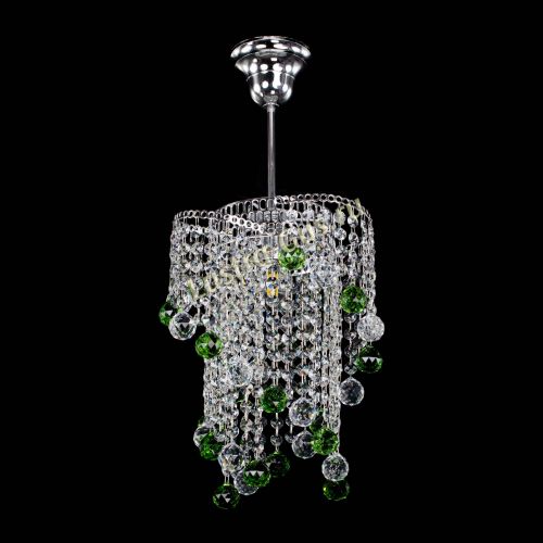 Люстра Вектор №4 зеленая в Подольске Гусь Хрустальный