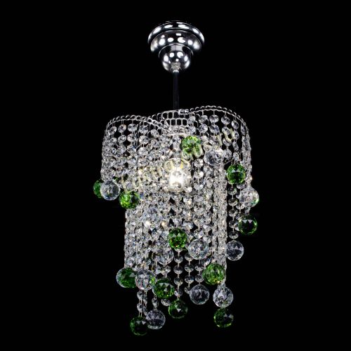 Люстра Вектор №4 зеленая в Подольске Гусь Хрустальный