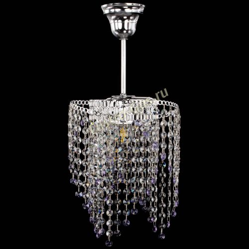 Люстра Вектор №5 фиолетовая в Подольске Гусь Хрустальный