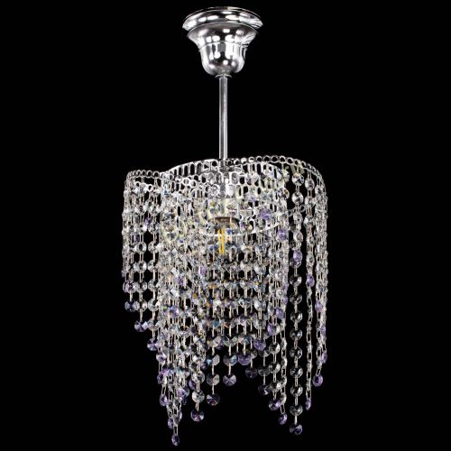 Люстра Вектор №5 фиолетовая в Подольске Гусь Хрустальный